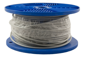 Câble acier plastifié Ø4mm L.90m